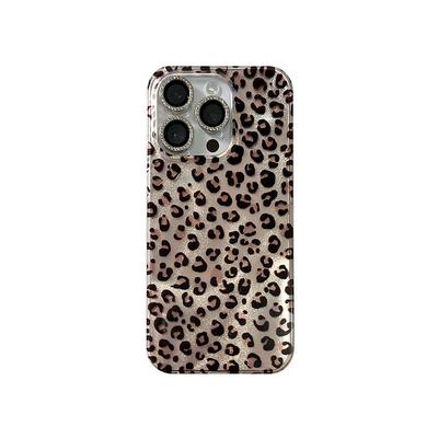 Ancient American Hot Girl Leopard Print Suitable for Apple 16promax Case iPhone16 Series Case