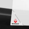2 st Transparenta Hörnskydd för Bildörr Anti-Repskydd Klistermärke För Renault Dacia Sport Duster Megane 2 3 4 IV Clio Fluence Logan Captur