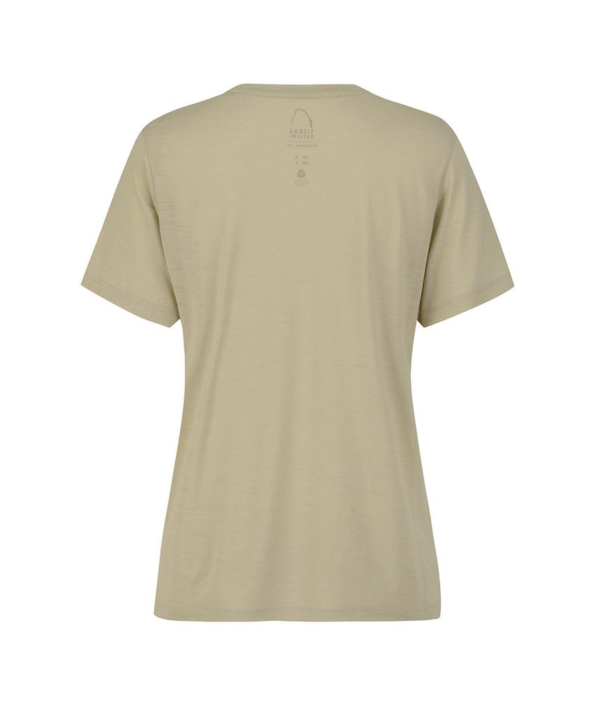 SIERRA DESIGNS W) Sierra Wool Short Sleeve Beige