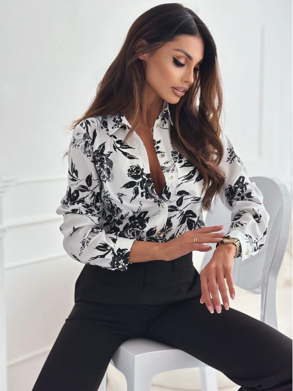 2026 Spring EU Plus Size Women's Long Sleeve Harajuku 3D Print Shirt