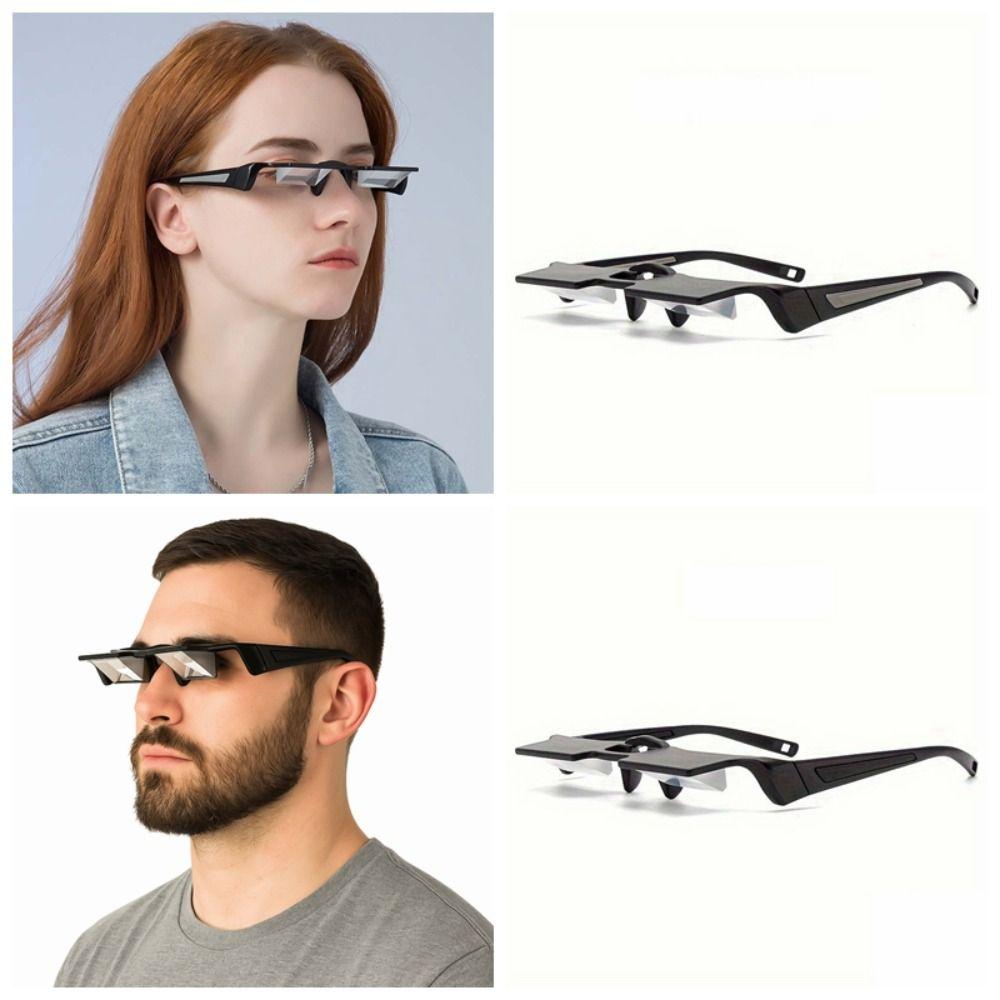 Ultra-light Lazy Refractor Glasses Zinc Zinc Alloy Unisex Reading Eyewear New Lying Down Glasses  Women