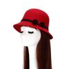 ZHENYUEQI Women's Spring Felt Fedora with Bow