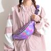 Modische Holografische Hüfttasche Damen Outdoor Lässig Sport Wasserdicht Crossbody Hüfttasche Bunt Laser Glänzend Fanny Pack