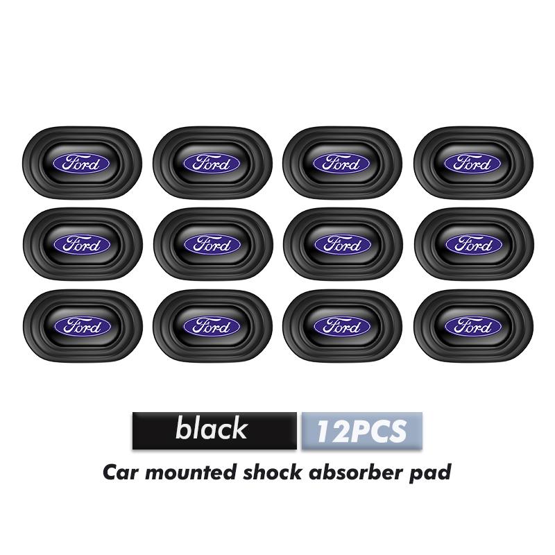 AAAMM1 4/8/12PCS Car Door Shock Absorber Pads Universal Anti Collision Gasket Buffer For Ford Focus mk2 mk3 mk4 Fiesta Ranger Mondeo