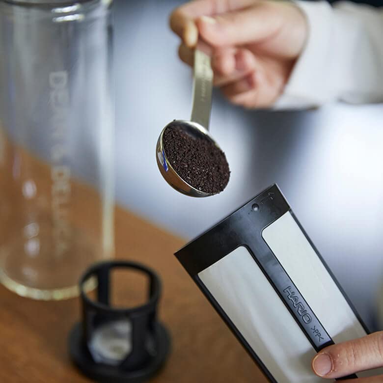 DEAN&DELUCA Filter-i-flaske Svart 750 ml Glass Cold Brew Coffee Tea Varmebestandig glass laget i Japan 22 x 10 x 22 cm