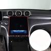 TINKI Car Dashboard Tempered Film Compatible for Mercedes-Benz W206 C-Class C200 C300 2022 2023 Navigation Screen Tempered Film Interior Accessories