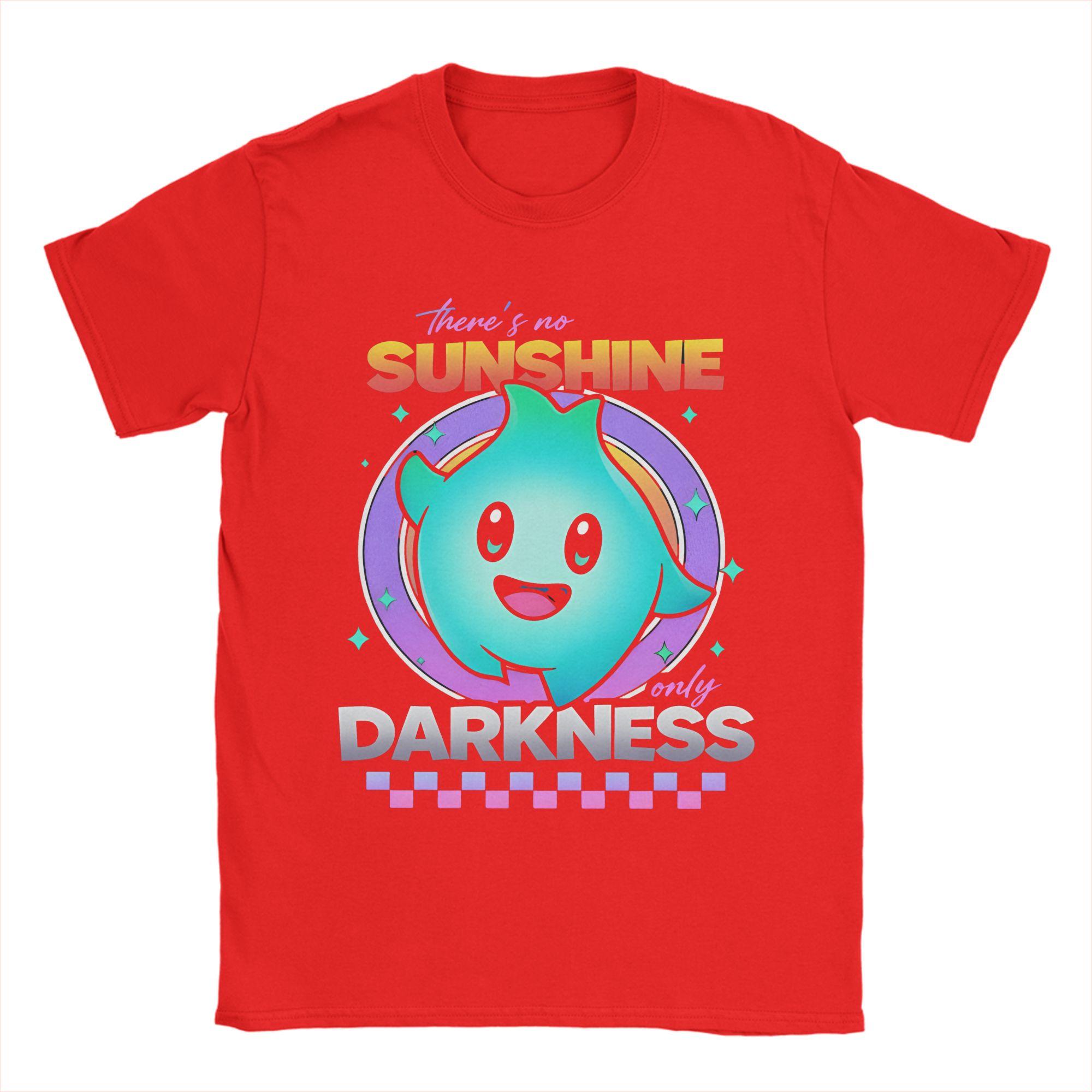 Lumalee Theres No Sunshine Only Darkness TShirt Unisex Womens Pure Cotton T Shirts Marios Short Sleeve Tees New Arrival Clothes S