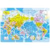 Puzzle Life World Map Board Puzzle, 80 Pieces, 1 Set