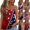 Summer Tube Tops For Women,Cute Sexy Off Shoulder Print Sleeveless T-Shirt