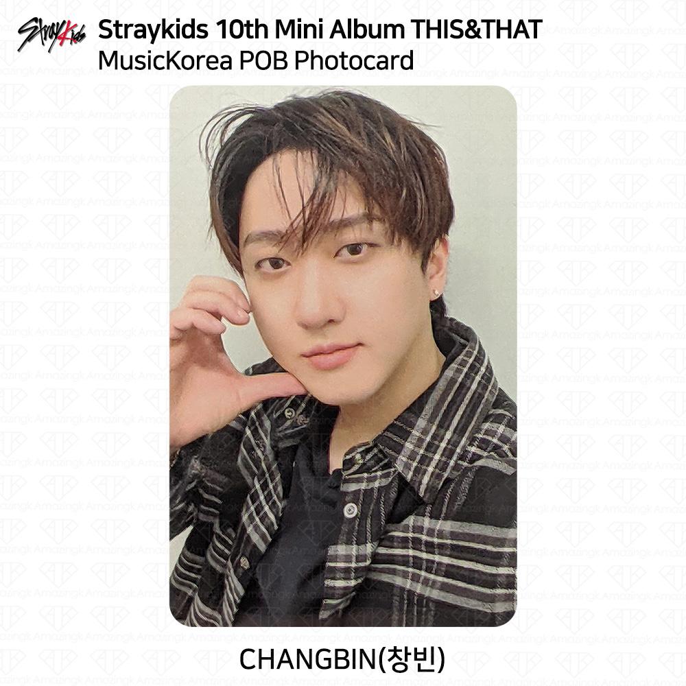 Stray Kids SKZ 10th Mini Album THIS & THAT MusicKorea POB Photocard