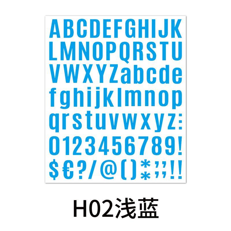 5Pcs 26 Alphabet A-Z Planner Stickers Waterproof Colorful Creative Diy Pvc Letter Sticker For Kids Cup