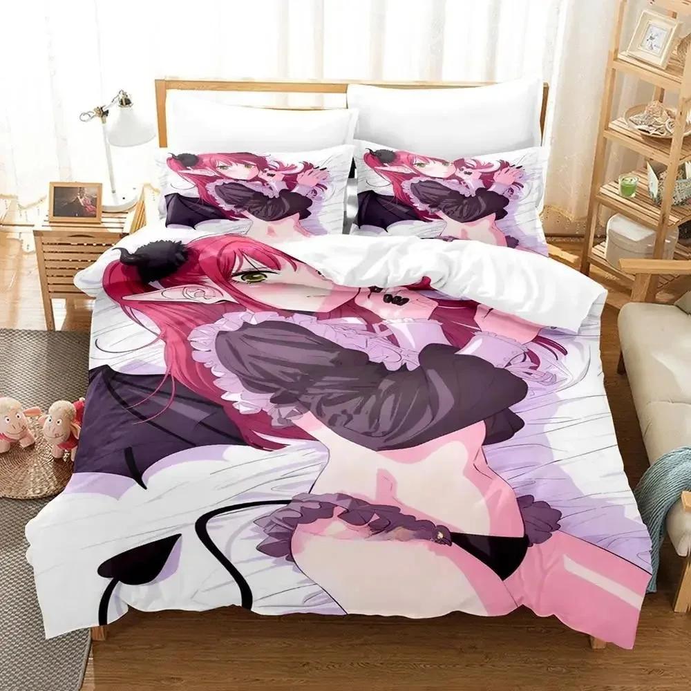 New 3D Print Sexy Lactating Girl, Young Woman Large Chest Bedding Set Anime Three-piece Set Adult Kid Bedroom Duvet Cover Sets