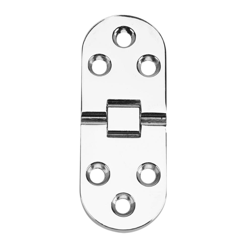 

80*30мм Цинковый сплав Круглый край Швейная машина Складной стол Мебель Откидная столешница Петля Серебристый