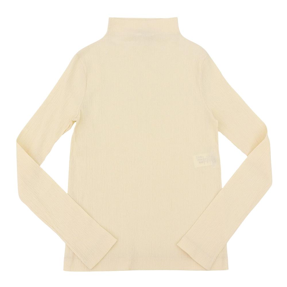 Jil Sander Women's High Neck Top, Ivory, Size 34, JSPU707057 Tops 34 IvoryUsed