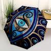 1pc Mystic Eye Automatic Open/Close Umbrella, Portable Folding Umbrella for Everyday Use Yy250826015