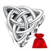 Silver Charm Celtic Knot Beads Silver 925