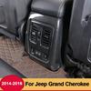 For Jeep Grand Cherokee 2014 2015 2016 2017 2018   Car Back Rear Air Conditioner Outlet Vent Frame Cover Trim Accessor