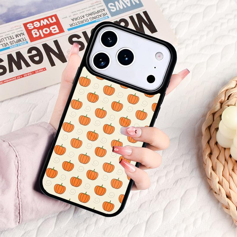 Autumn Leaves Fall Fox Pumpkin Phone Case For IPhone 17 16e 15 14 13 12 11 Pro Max Air Mini Soft Protective Cover