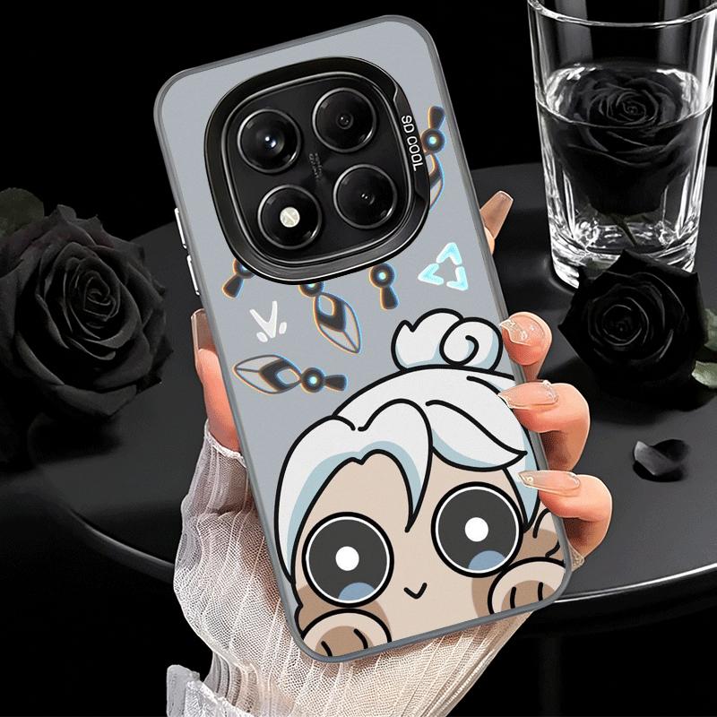 V-Valorant Cute Catoon Soft Phone Case for Xiaomi Redmi Note 13 14 15 Pro Plus 12S 12 11S 11 11T 10S 10 Shockproof Cover Back Sh