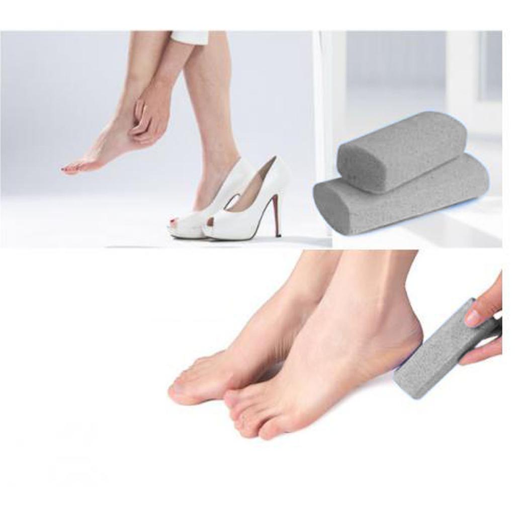 Glass Foot File Stone Dead Skin Removal Hard Skin Callus Remover Pedicure Tool for Foot Care Gray