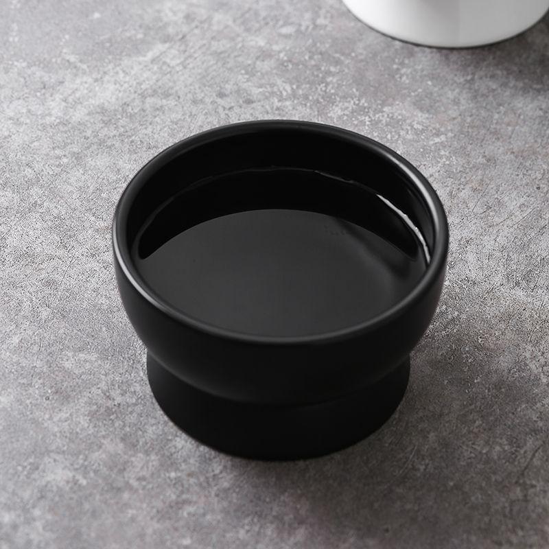 Large Capacity Ceramic Cat Bowl with Neck Protection - Anti-Black Chin Design for Food and Water