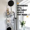 Bathroom Shower Hanging Rack,Stainless Steel Over Shower Head Caddy,Multifunctional Shower Rack For Storage Of Bath Products,Soap,Towels,Toiletries