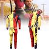 Deadpool Wolverine 3d Cosplay Costume For Men Comfortable Stretchy Spandex Suit