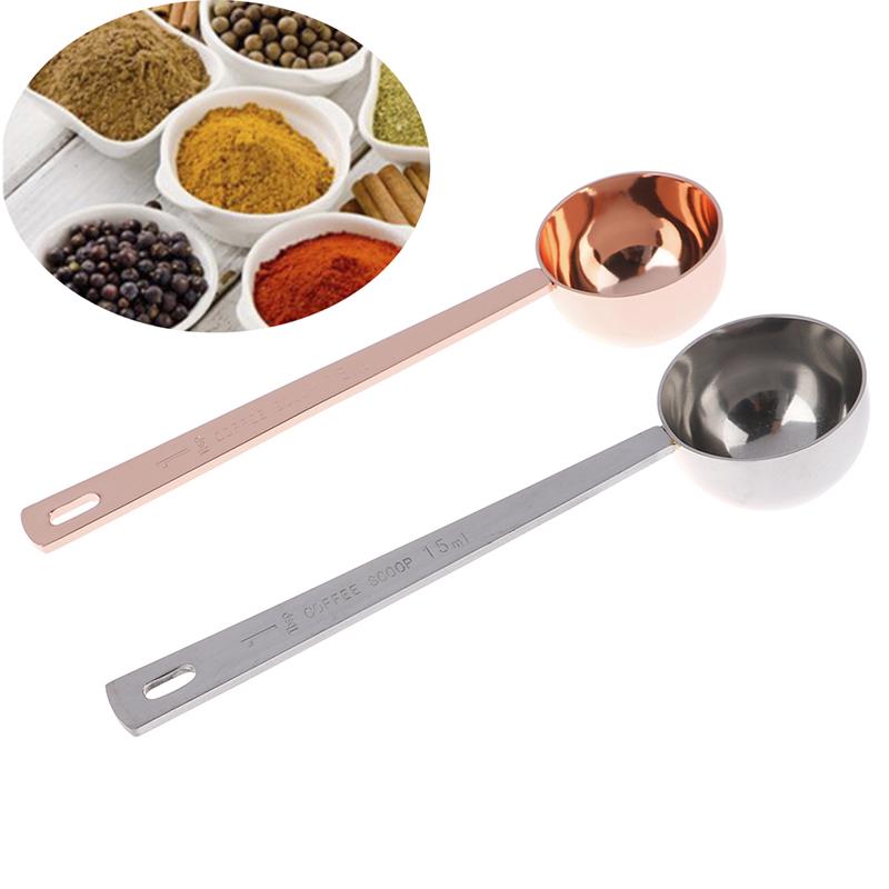Coffee Scoop Tablespoon Exact 30Ml Stainless Steel Measuring Long Handled Spoon