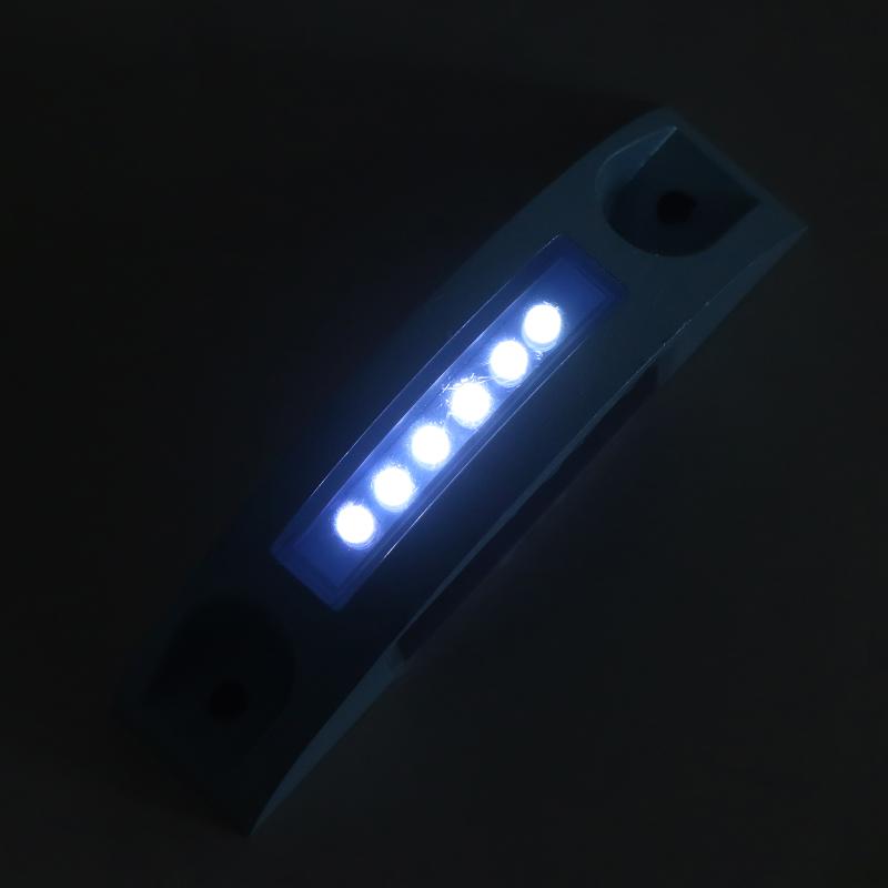 Aluminum LED Solar Powered Road Stud IP68 Waterproof with Always On Mode for Industrial Area Roads