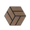 Self-adhesive Hexagonal Sound-absorbing Board Noise Reduction Soundproof Wall Sticker Background Wall Decoration For Bedroom Off