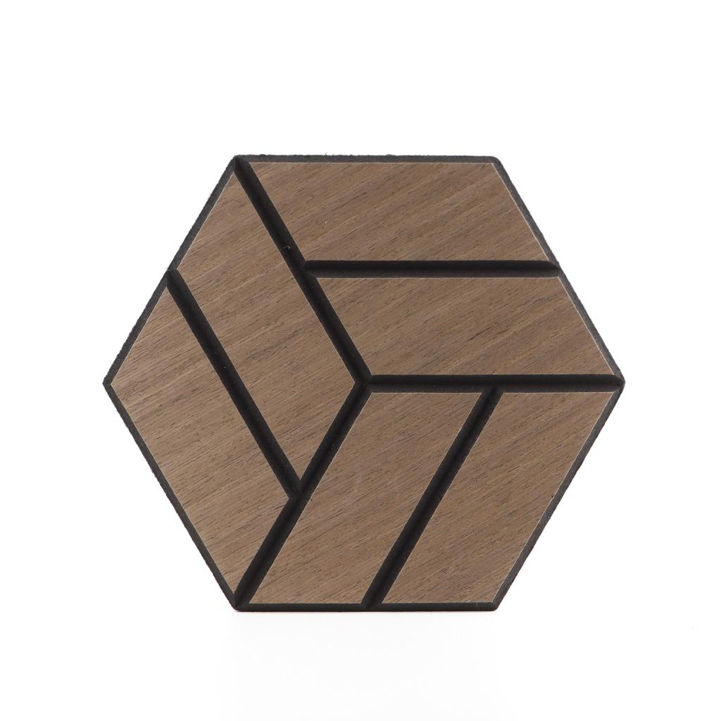 Self-adhesive Hexagonal Sound-absorbing Board Noise Reduction Soundproof Wall Sticker Background Wall Decoration For Bedroom Off