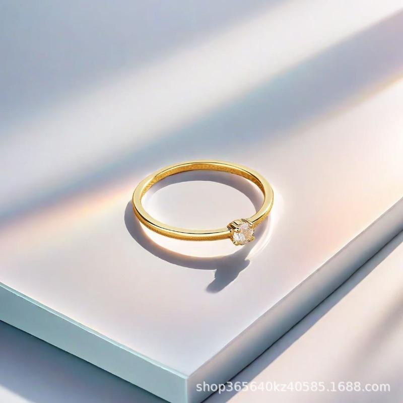 Bague minimaliste et épurée, bague polyvalente, tendance et élégante, à porter empiler