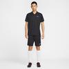 Men's Nike Dri Fit Tennis Tops Men's Black V Neck Moderate