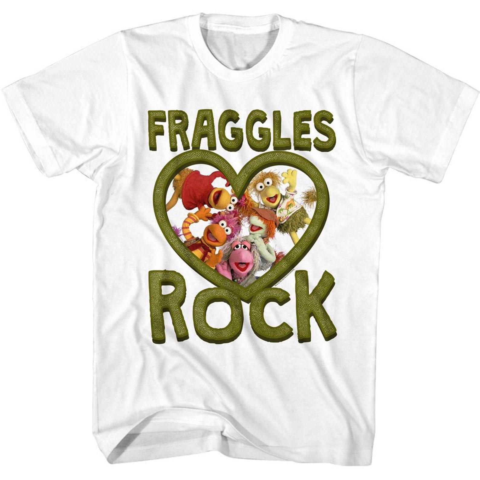 Fraggle Rock Fraggles Rock White Adult T-Shirt S
