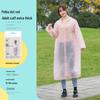 Reusable Full-Length Women's Raincoat for Outdoor Use