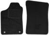 Tapis de sol avant noirs pour: Renault 19 cabriolet, hatchback, berline, chamade (1988-1996)