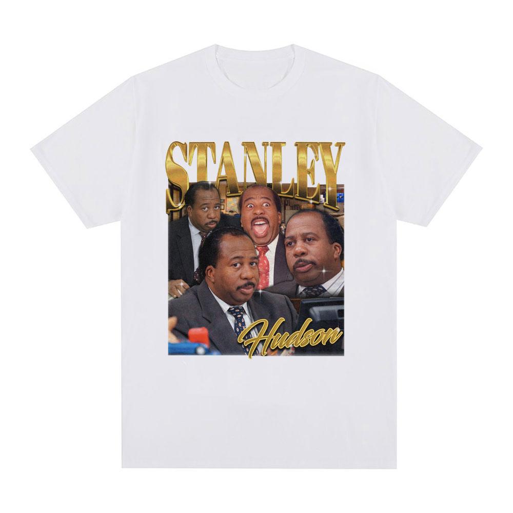 Maglietta Omaggio a Stanley Hudson Serie TV The Office Michael Scott Dwight Schrute Maglietta Unisex Casual Cotone Magliette Oversize