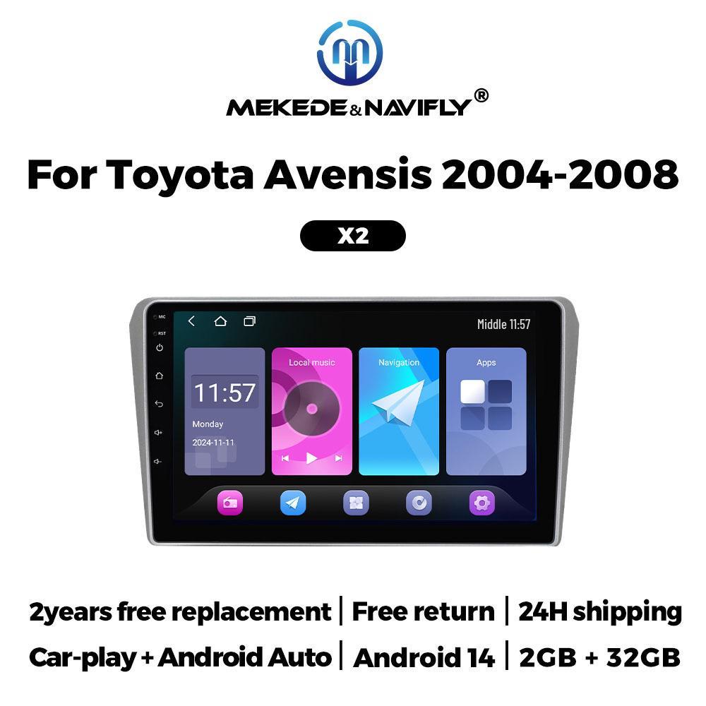 Toyota Avensis 04-08 Android GPS Navigation MP5 Bluetooth Player