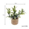 1:12 Dollhouse Simulation Flower Plant Potted Model Doll Home Miniature Green Plants Garden Decor Micro Landscape Ornament
