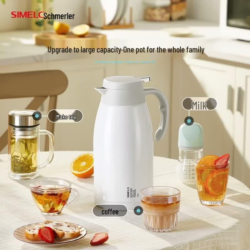 Shimeile 2.3L 304 Stainless Steel Insulated Vacuum Flask with Thermometer