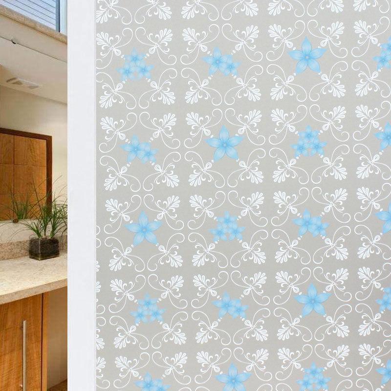 Film pentru fereastră 45x200cm Film cu vitralii matuit Autocolante pentru ferestre de confidențialitate Autocolante autoadezive pentru fereastră.