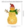 Lighted Christmas Snowman Decoration Tabletop Centerpiece Festival Figurine
