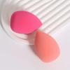2-teiliger Make-up-Schwamm, Make-up-Schwamm zum Verblenden von Grundierung, Creme und Puder, mehrfarbiger Kosmetikschwamm, für alle Hauttypen geeignet