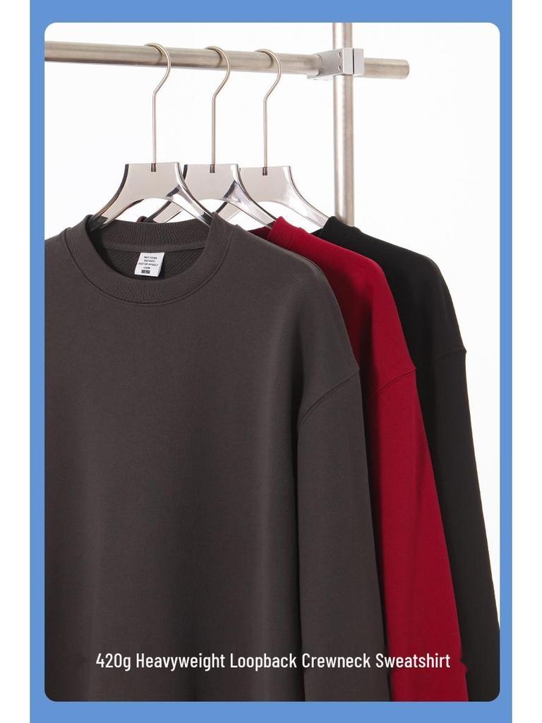 Customizable Trendy Heavyweight Unisex Sweatshirt - Perfect for Couples, Teams, and Promotional Wear for Fall and Winter