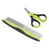 Pet Comb Nail Clipper Wide Dense Comb Teeth Prevents Static Portable Pet Grooming Kit for Cats Dogs Pets