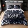 Set Biancheria da Letto Korn Design 1 Copripiumino + 2 Federe Morbido Traspirante Biancheria da Letto per la Casa