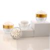 Kristalldiamant Krämburk Premium Glasbehållare för Ansiktskräm Anti-Aging Fuktkräm Hudvårdspresent Hembakat Tappningsflaska