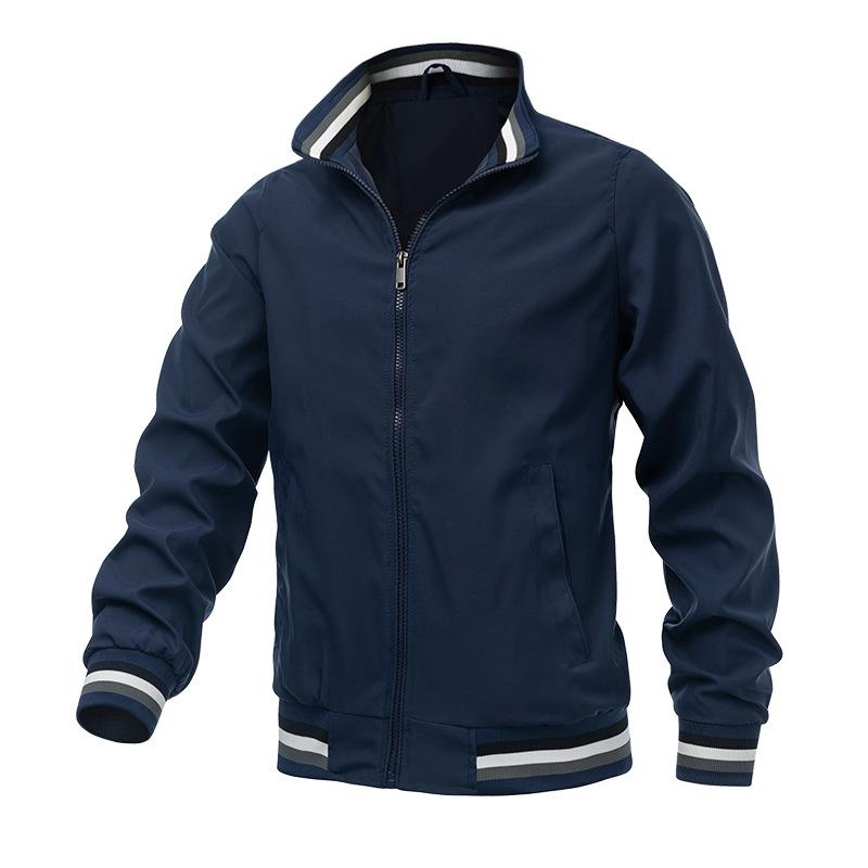 2022 Spring/Autumn Men's Plus Size Casual Stand-Up Collar Jacket