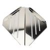 2Pcs Corner Shower Caddy Stainless Steel Modern Wall Mounted Bathroom Shelf for Shampoo Cosmetics Makeups