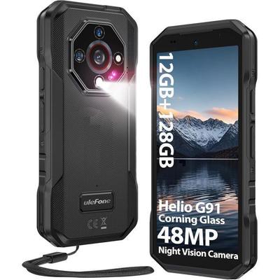 Smartphone Robuste Ulefone Armor X32 5.65'' Corning Glas Antichoc 48MP Telephone Portable Incassable Android 15 4G Dual SIM Noir